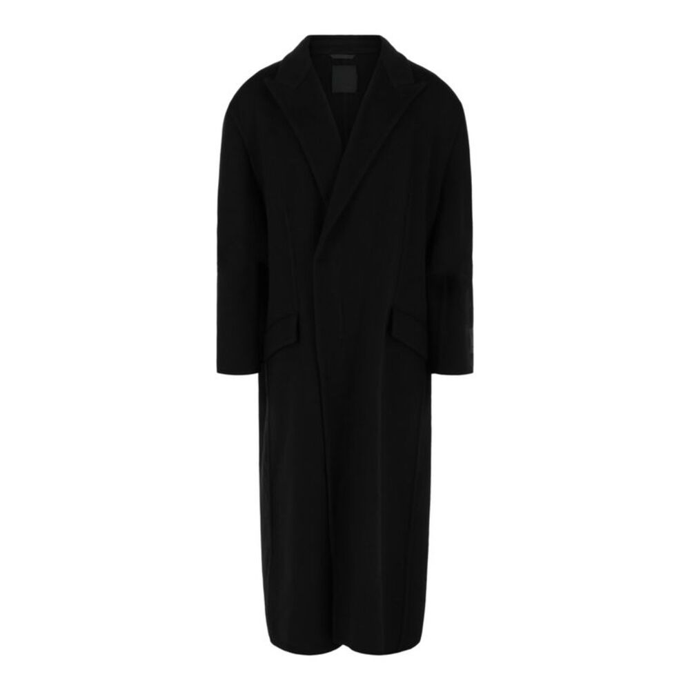 Givenchy Double Face Long Coat Black Mens